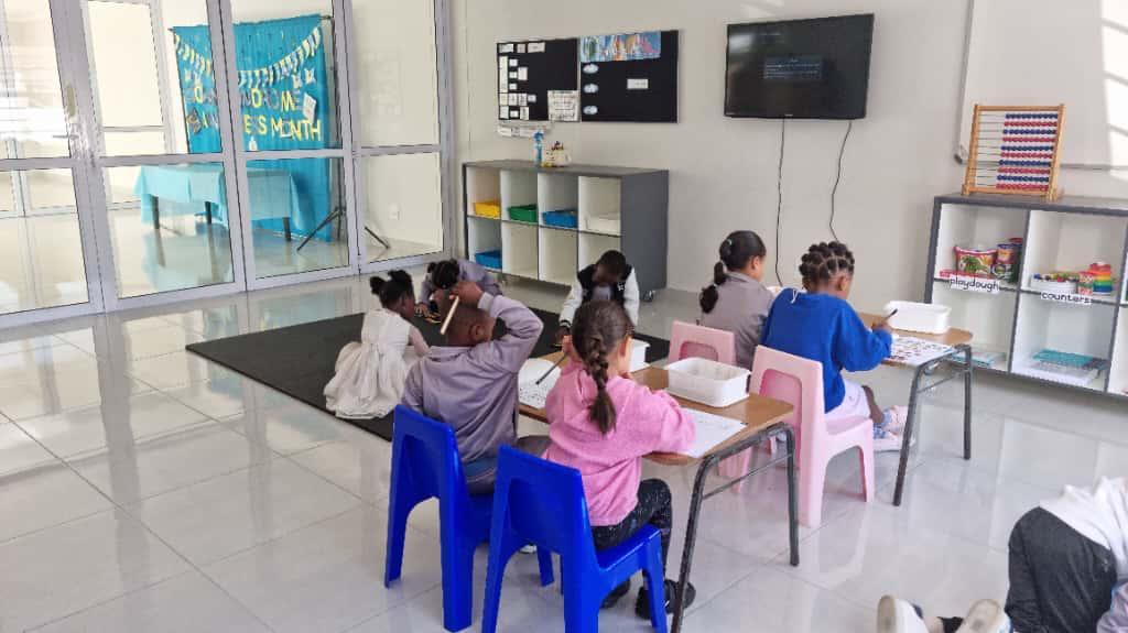 Newly built classrooms