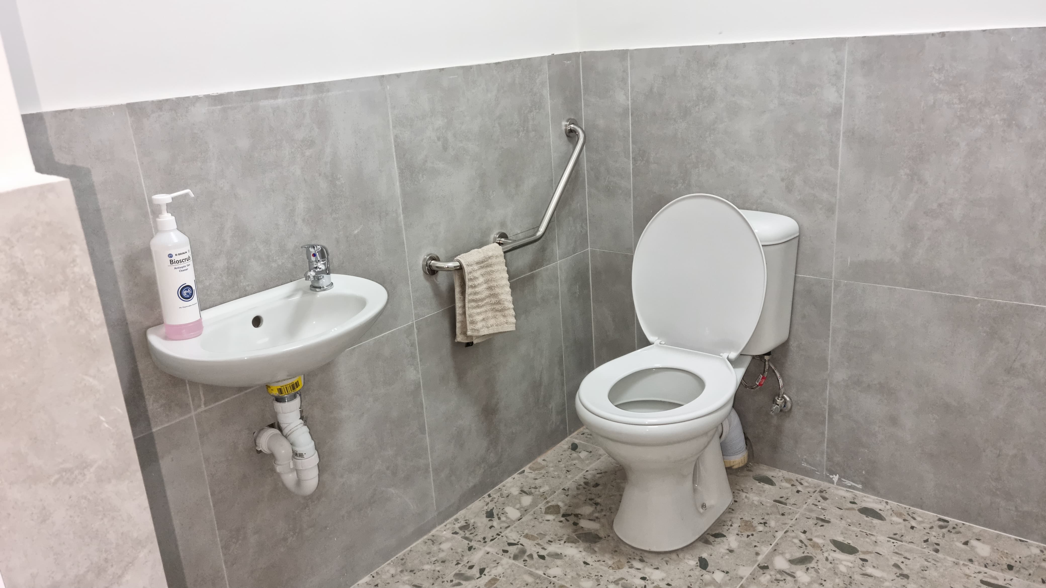 Newly built differently abled toilet